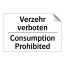Verzehr verboten - Consumption Prohibited