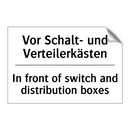 Vor Schalt- und Verteilerkästen/.../ - In front of switch and distribution /.../
