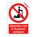 Abstellen von E-Scootern verboten