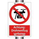 Achtung: Drohnenflug verboten