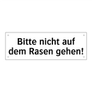Bitte nicht auf dem Rasen gehen!