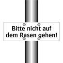 Bitte nicht auf dem Rasen gehen!