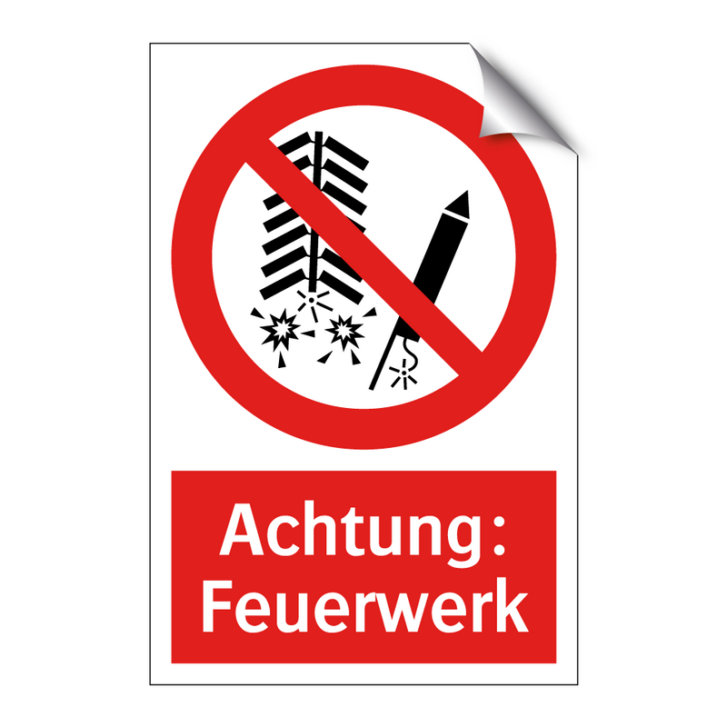 Achtung: Feuerwerk