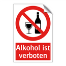 Alkohol ist verboten