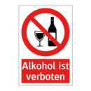 Alkohol ist verboten