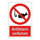 Anfüttern verboten