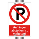Anhänger abstellen ist verboten!
