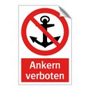 Ankern verboten