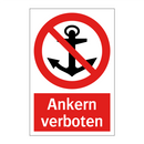 Ankern verboten