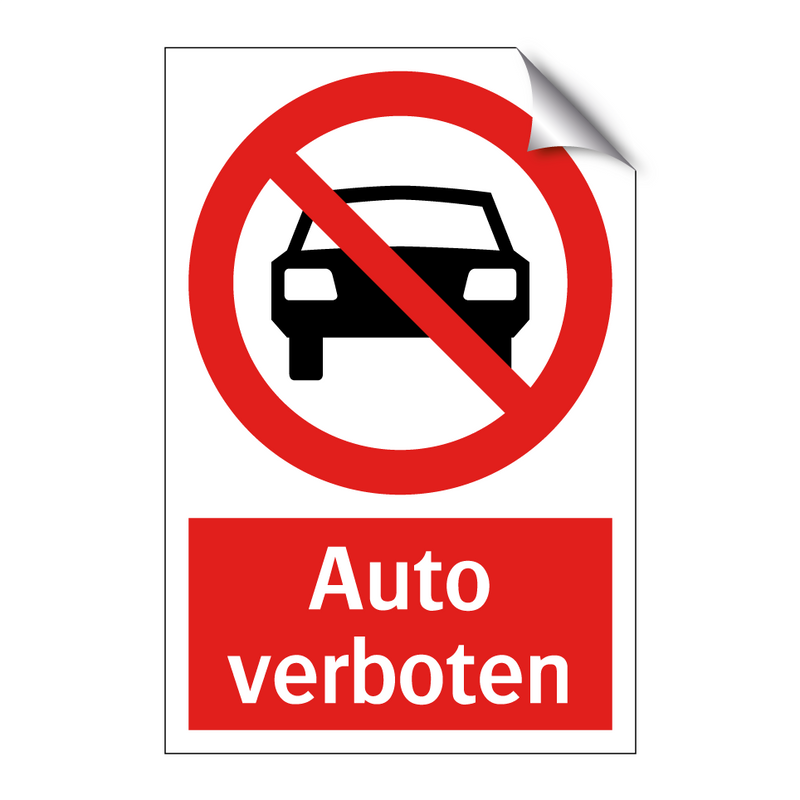 Auto verboten