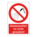 Autowaschen ist nicht gestattet!