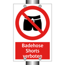 Badehose Shorts verboten