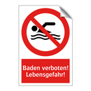 Baden verboten! Lebensgefahr!