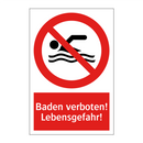 Baden verboten! Lebensgefahr!