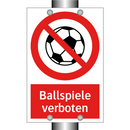 Ballspiele verboten