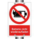 Batterie nicht wiederaufladen
