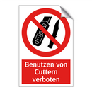 Benutzen von Cuttern verboten