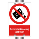 Benzinbetankung verboten