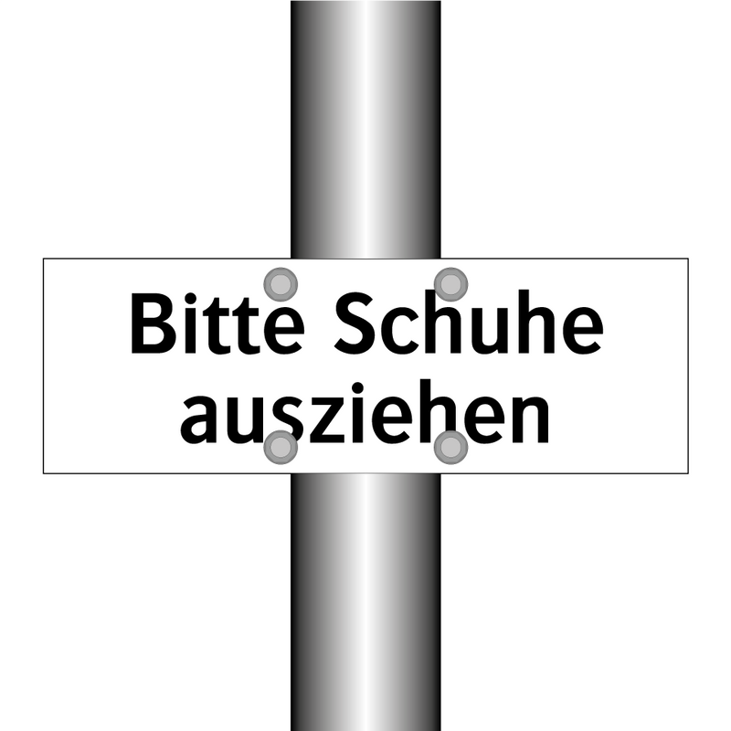 Bitte Schuhe ausziehen