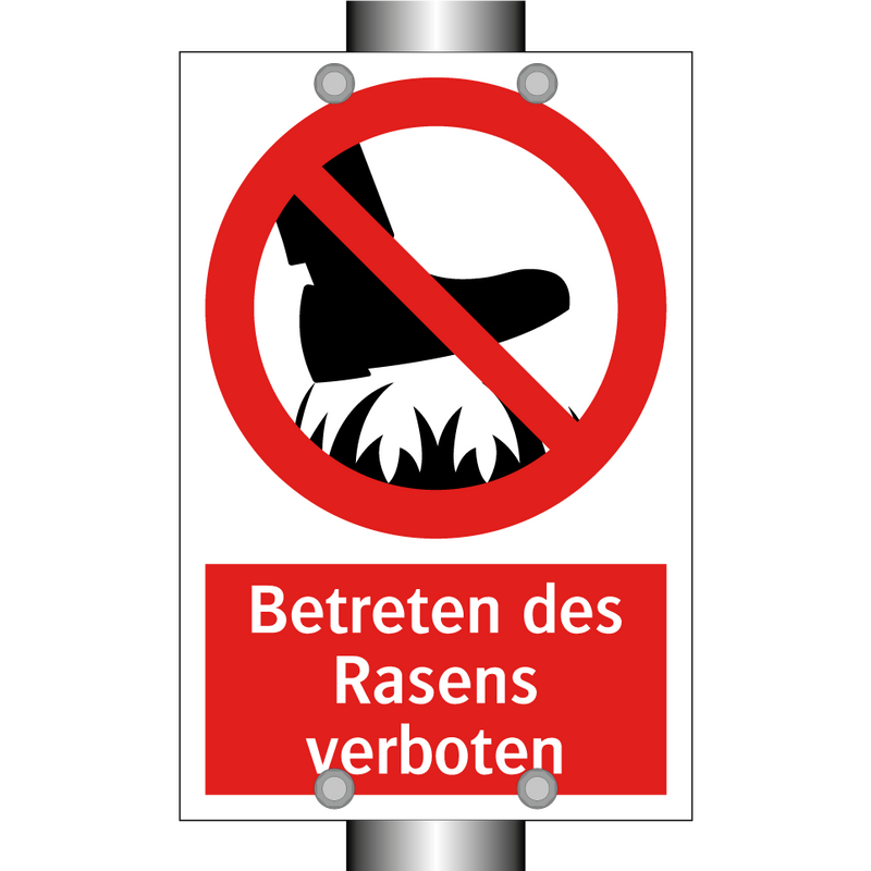 Betreten des Rasens verboten