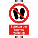 Betreten des Raumes verboten