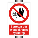 Betreten des Wendekreises verboten