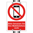 Bitte benutzen Sie Ihre Mobiltelefone nicht