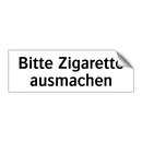 Bitte Zigarette ausmachen