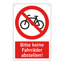 Bitte keine Fahrräder abstellen!