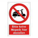Bitte keine Mopeds hier abstellen