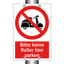 Bitte keine Roller hier parken