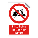 Bitte keine Roller hier parken