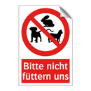 Bitte nicht füttern uns