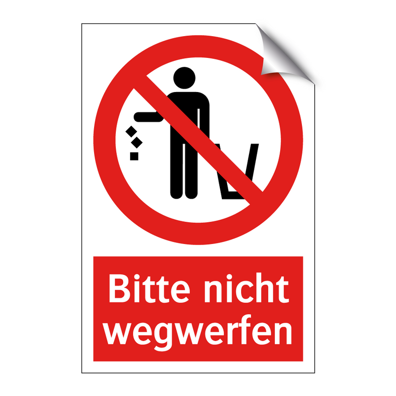 Bitte nicht wegwerfen