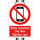 Bitte schalten Sie Ihre Handys aus