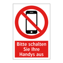 Bitte schalten Sie Ihre Handys aus