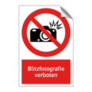 Blitzfotografie verboten