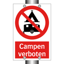 Campen verboten