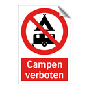 Campen verboten