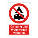 Camping und Wohnwagen verboten