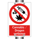 Cannabis / Drogen verboten