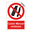Cutter Messer verboten