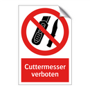 Cuttermesser verboten