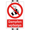 Dampfen verboten
