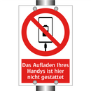 Das Aufladen Ihres Handys ist hier nicht gestattet