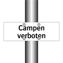 Campen verboten