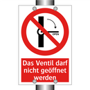 Das Ventil darf nicht geöffnet werden