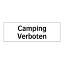 Camping Verboten