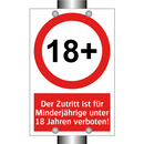 Der Zutritt ist für Minderjährige unter 18 Jahren verboten!