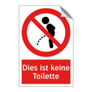 Dies ist keine Toilette